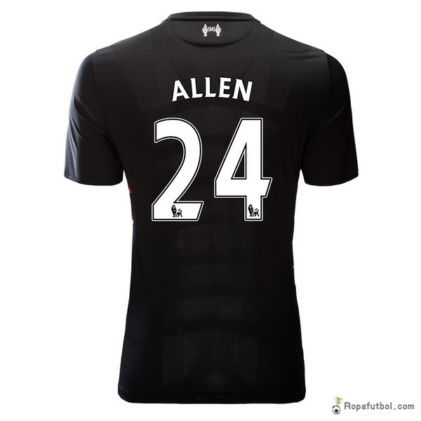 Camiseta Liverpool Replica Segunda Ropa Allen 2016/17 Negro
